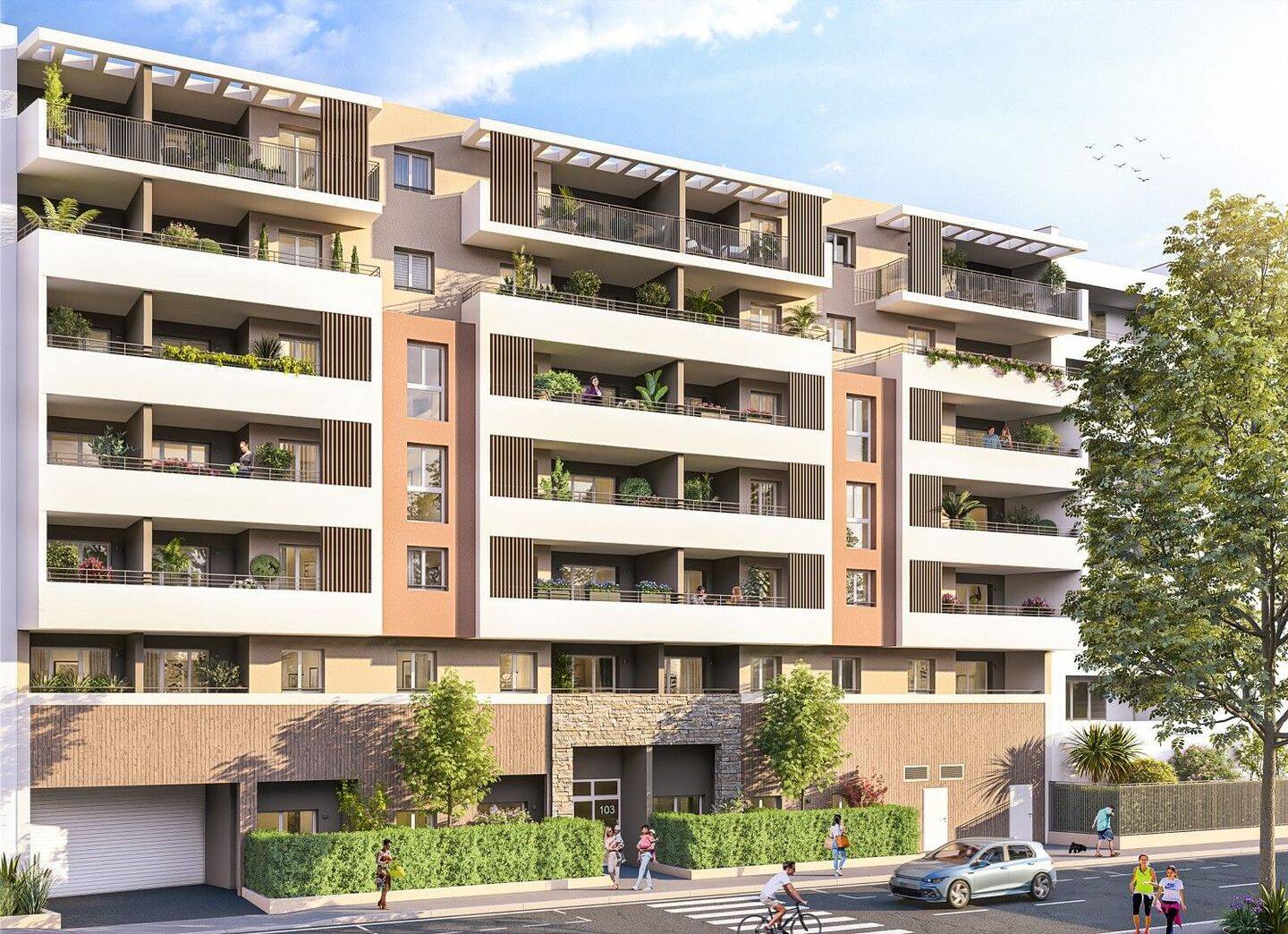 Appartement 4 pièces 77 m² · à Nice · 76,8 m² · 264 418 €