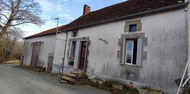 Mas à vendre 54 500 € 3 pièces 2 chambres 64,1 m² 887 m² de terrain Bazelat 23160
