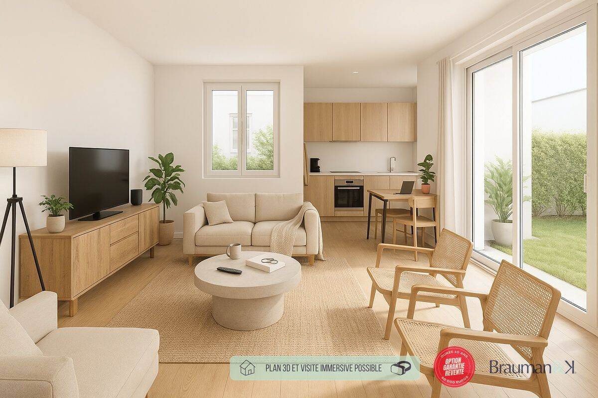 Appartement 2 pièces 43 m² · à Carbon-Blanc · 43 m² · 158 600 €