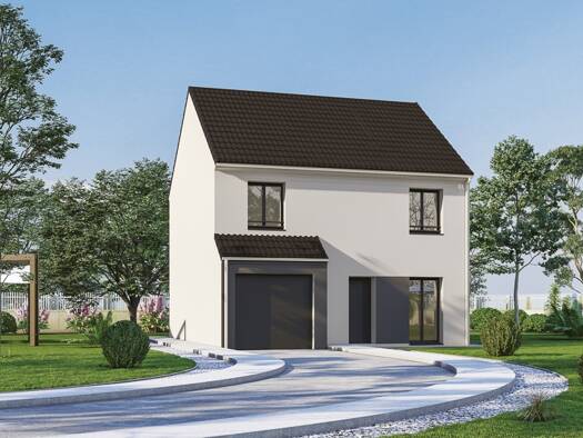 Terrain avec maison neuve à vendre 322 900 € 5 pièces 4 chambres 104 m² 417 m² de terrain Breux-Jouy 91650