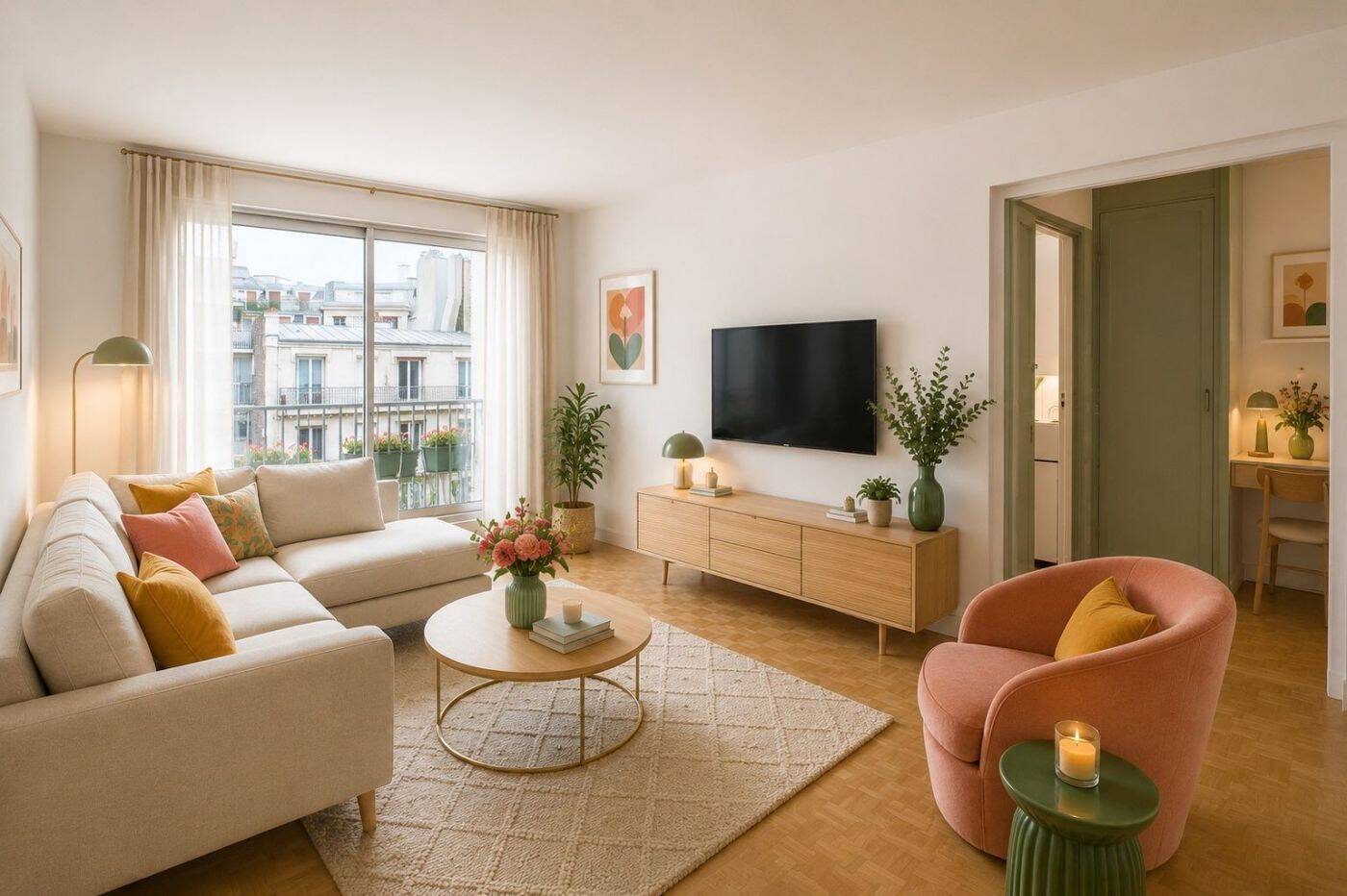 Appartement 3 pièces 64 m² · à Paris 15ème Arrondissement · 64 m² · 599 000 €