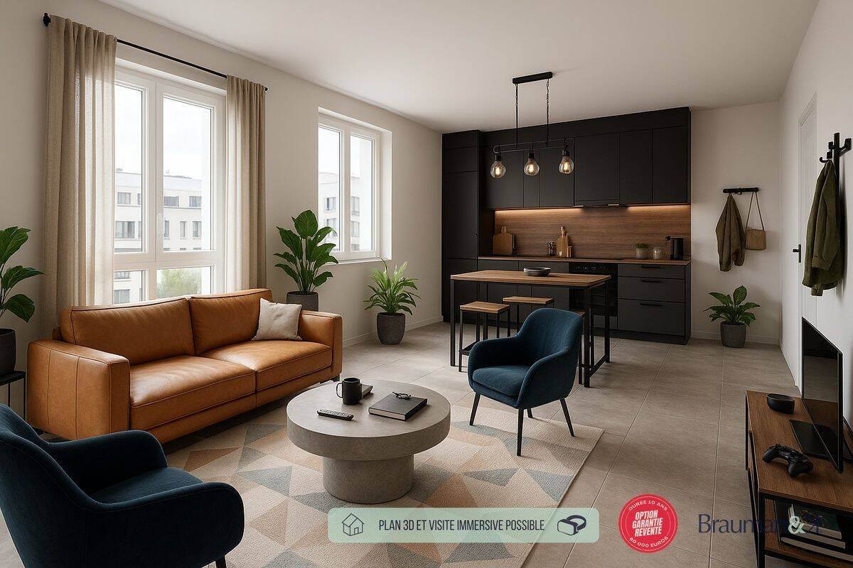 Appartement 2 pièces 36 m² · à Le Plessis-Robinson · 36 m² · 257 500 €