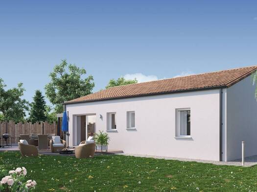 Terrain avec maison neuve à vendre 161 865 € 4 pièces 3 chambres 81 m² 800 m² de terrain Le Champ-Saint-Père 85540