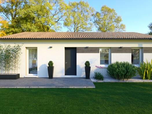 Terrain avec maison neuve à vendre 165 930 € 4 pièces 3 chambres 80 m² 1 200 m² de terrain Bassillac 24330