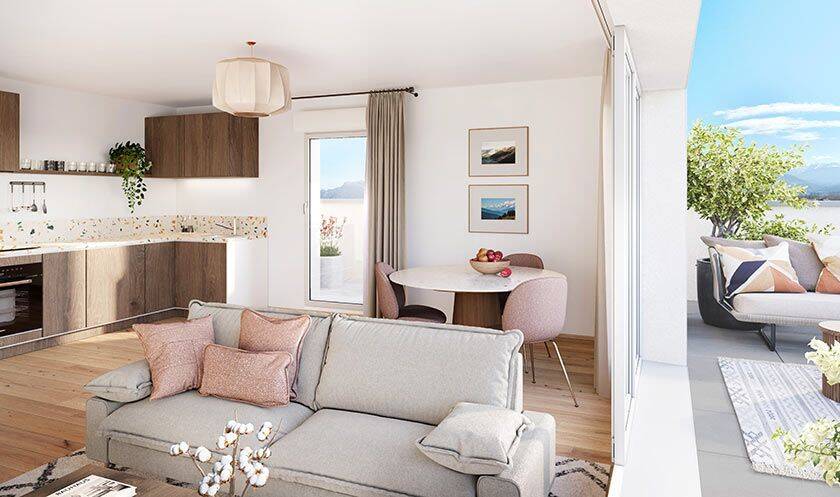 Appartement 2 pièces 43 m² · à Échirolles · 42,6 m² · 144 900 €