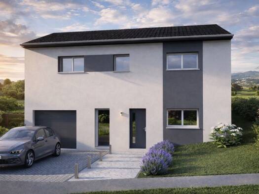 Terrain avec maison neuve à vendre 310 000 € 5 pièces 4 chambres 105 m² 671 m² de terrain Chenières 54720