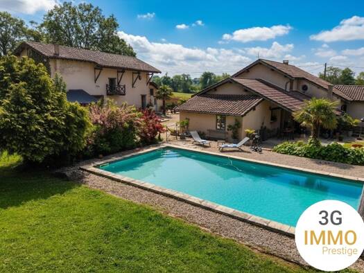 Ferme à vendre 495 000 € 4 pièces 3 chambres 162 m² 5 962 m² de terrain Saint-Trivier-sur-Moignans 01990