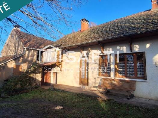 Maison à vendre 75 000 € 5 pièces 3 chambres 114 m² 2 508 m² de terrain Broye 71190