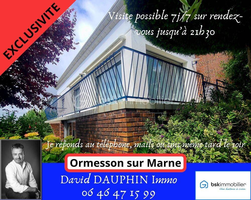 Maison 5 pièces 110 m² · à Ormesson-sur-Marne · 110 m² · 399 500 €