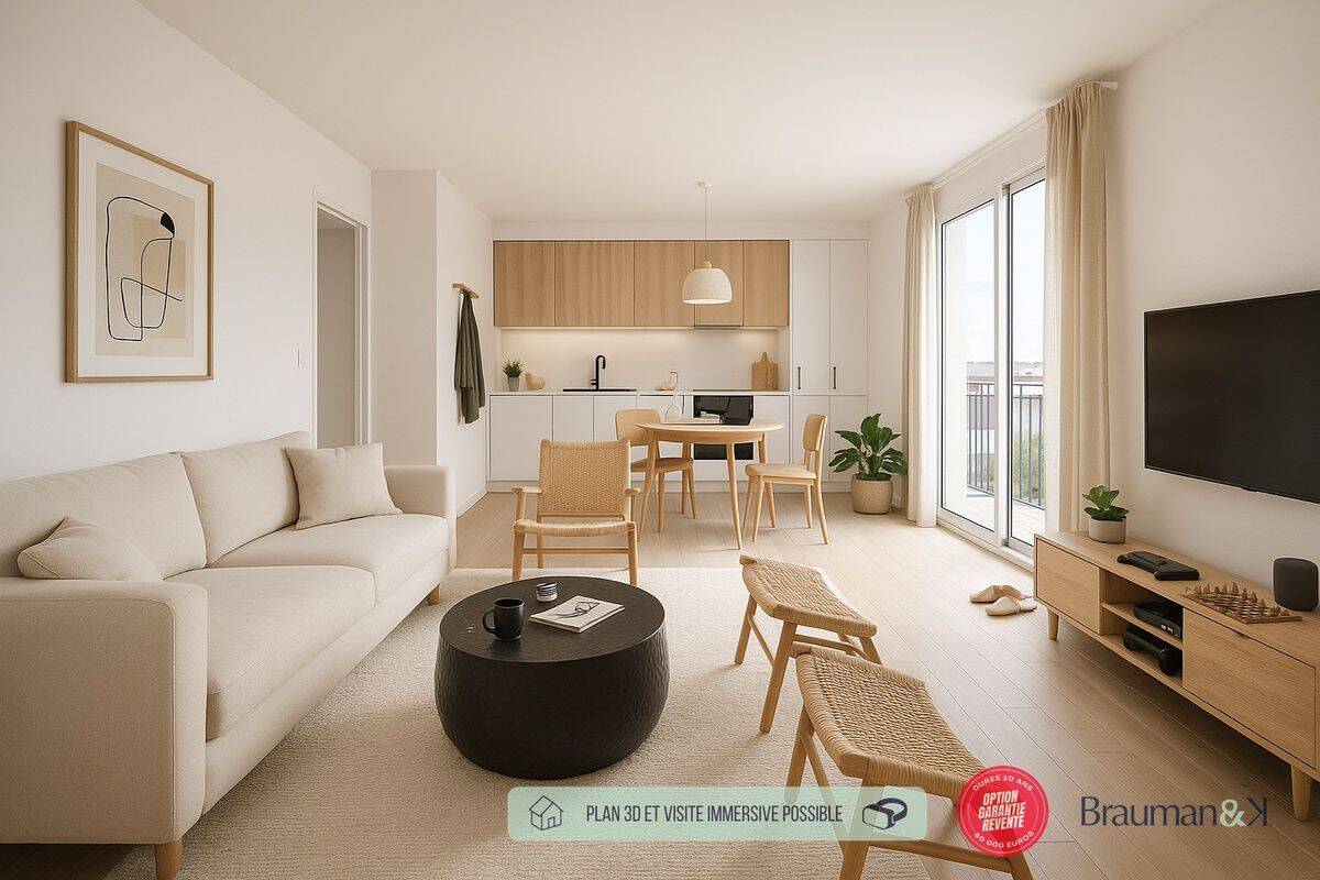 Appartement 2 pièces 46 m² · à Louviers · 46 m² · 155 000 €