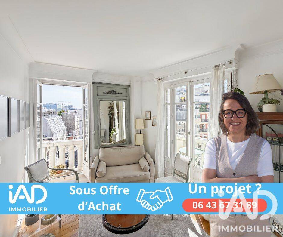 Appartement 2 pièces 45 m² · à Paris 15ème Arrondissement · 45 m² · 430 000 €