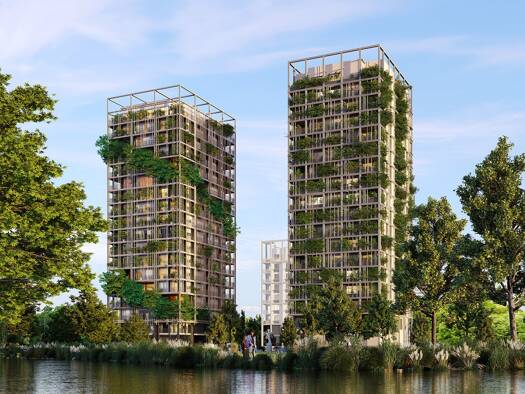 Appartement à vendre - neuf 239 200 € 2 pièces 1 chambre 53 m² dès le 31/12/2027 Plaine des Bouchers-Centre Strasbourg 67000