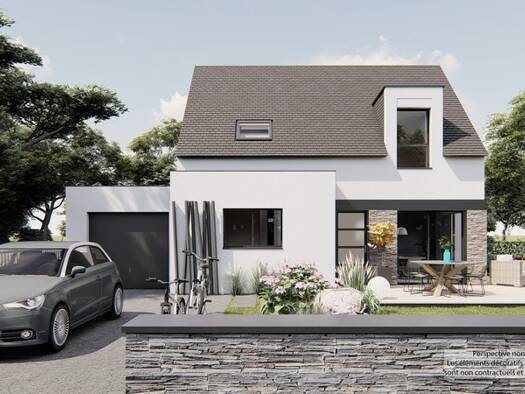 Terrain avec maison neuve à vendre 312 150 € 6 pièces 4 chambres 101 m² 375 m² de terrain La Trinite Plouzané 29280