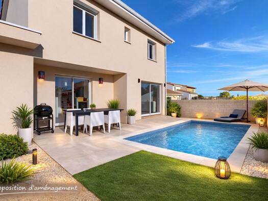 Villa à vendre 336 000 € 4 pièces 3 chambres 110,2 m² 334 m² de terrain Pinet 34850