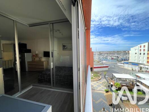 Appartement à vendre 91 500 € 1 pièce 24 m² Étage 2/3 Le Cap d'Agde Agde 34300