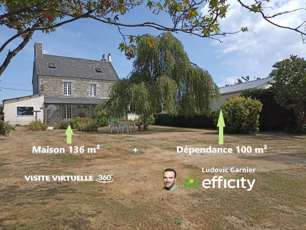 Maison 6 pièces 136 m² · à Saint-Clément-Rancoudray · 136 m² · 189 900 €