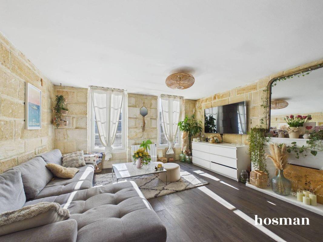 3 pièces - 68 m² traversant - Grenier de 20m2 aménageable - Quai — 6