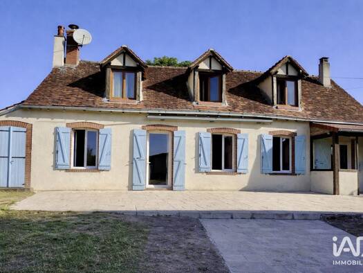 Maison à vendre 138 000 € 5 pièces 2 chambres 115 m² 1 500 m² de terrain Rural Vierzon 18100