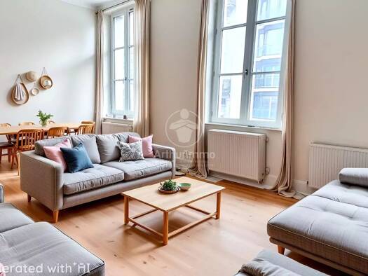 Appartement à louer 750 € 2 pièces 1 chambre 32 m² Étage 1/2 Vieux Marché-Cathédrale Rouen 76000