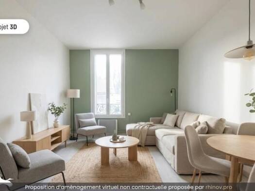 Maison à vendre 183 500 € 3 pièces 2 chambres 45 m² 41 m² de terrain Mery Centre Méry-sur-Oise 95540