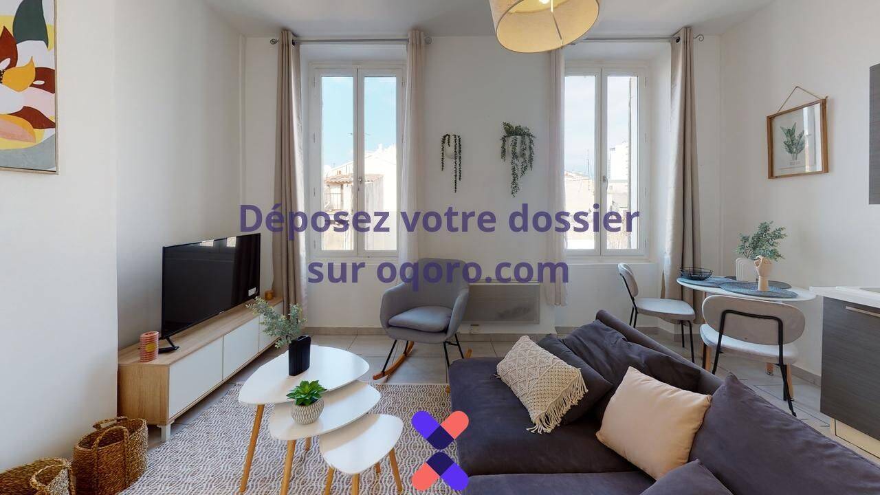 Appartement 1 pièce 34 m² · à Marseille 2ème Arrondissement · 33,7 m² · 775 €/mois