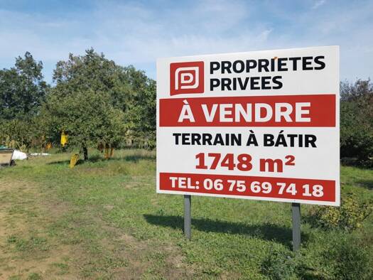Terrain constructible à vendre 126 000 € 1 748 m² de terrain Sud-Hors Agglomeration Mulsanne 72230