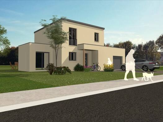 Terrain avec maison neuve à vendre 226 710 € 1 pièce 1 chambre 114 m² Plouvara 22170