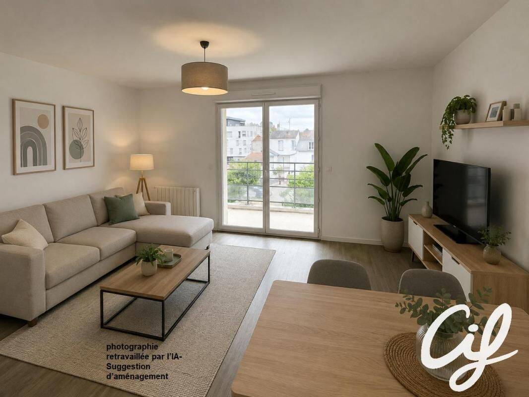 Appartement 3 pièces 63 m² · à La Roche-sur-Yon · 63 m² · 144 000 €