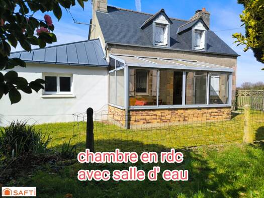 Maison à vendre 168 000 € 5 pièces 3 chambres 94 m² 1 395 m² de terrain Guerlesquin 29650