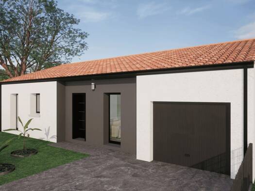 Terrain avec maison neuve à vendre 211 255 € 4 pièces 3 chambres 88 m² 437 m² de terrain Beaupréau-en-Mauges 49600