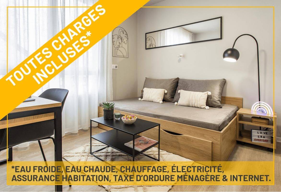 1 pièce 10 m² · à Amiens · 10 m² · 407 €/mois