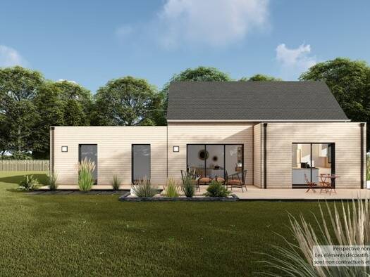 Terrain avec maison neuve à vendre 372 200 € 4 pièces 3 chambres 104 m² 305 m² de terrain Zone Sud-Saint Goustan Auray 56400