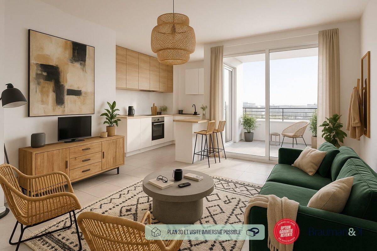 Appartement 2 pièces 40 m² · à Saint-Laurent-du-Var · 40 m² · 344 000 €