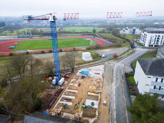 Appartement à vendre - neuf 118 500 € 1 pièce 28 m² 5ème étage dès le 15/07/2027 Pillerie-Bootz Laval 53000