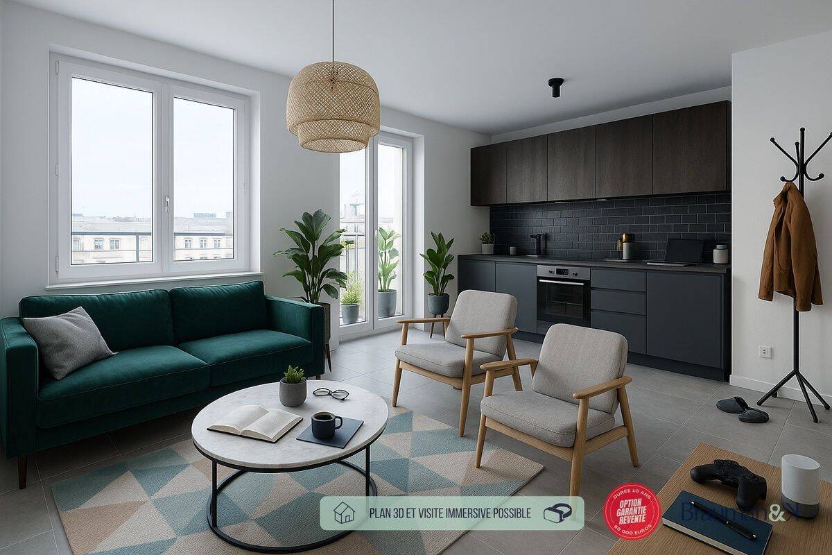 Appartement 2 pièces 34 m² · à Dieppe · 34 m² · 131 649 €