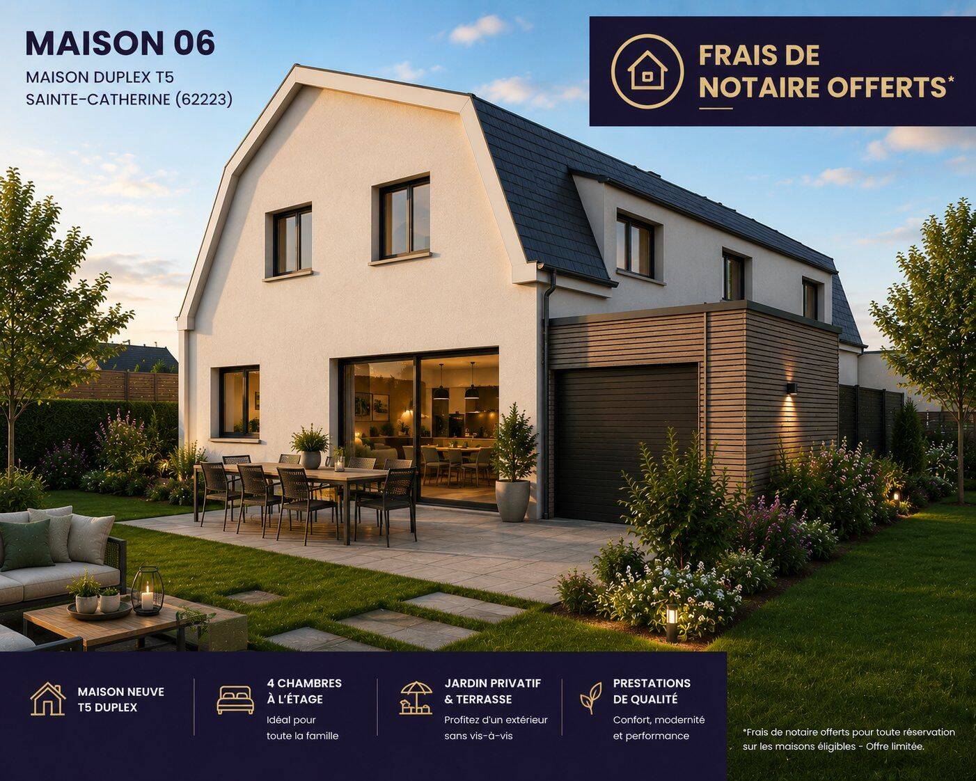 Maison 5 pièces 105 m² · à Sainte-Catherine · 105 m² · 295 000 €