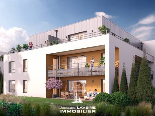 Appartement à vendre 253 340 € 3 pièces 2 chambres 65 m² RDC/2 Marly 57155