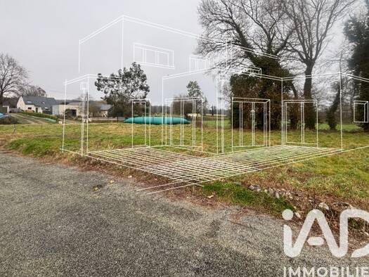 Terrain constructible viabilisé à vendre 86 000 € 647 m² de terrain Tinténiac 35190