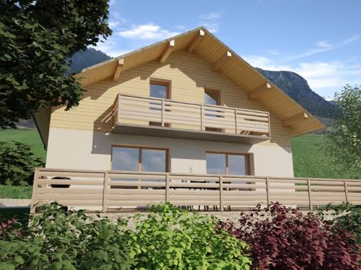Terrain avec maison neuve à vendre 618 000 € 3 pièces 3 chambres 110 m² 744 m² de terrain Risoul 05600