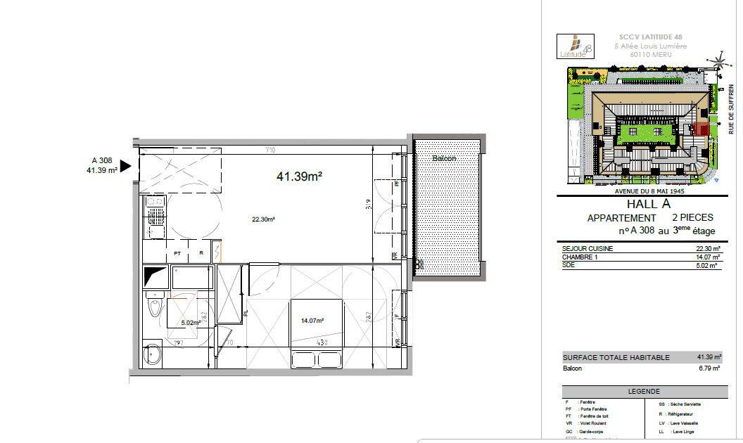 Appartement 2 pièces 40 m² · à Neuilly-sur-Marne · 40 m² · 950 €