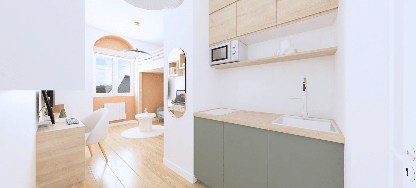 Appartement 1 pièce 17 m² · à Montpellier · 17 m² · 65 000 €