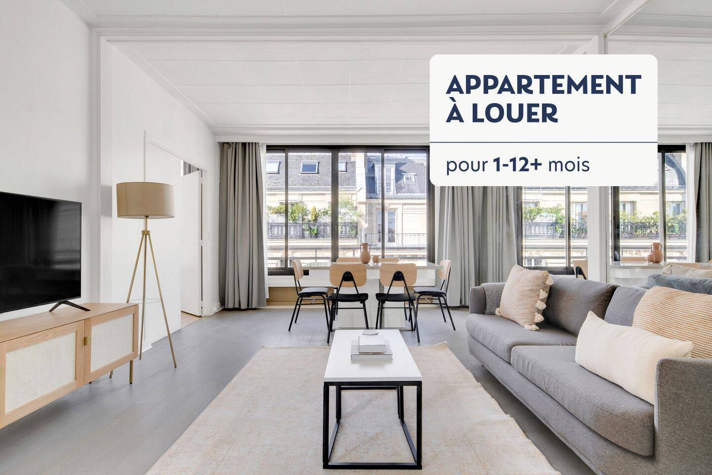 Appartement 4 pièces 100 m² · à Paris 16ème Arrondissement · 100 m² · 4 480 €/mois