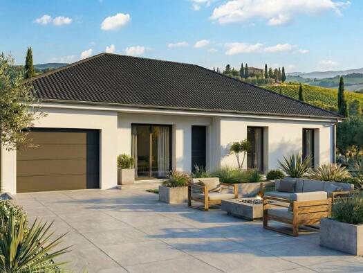 Terrain avec maison neuve à vendre 178 590 € 4 pièces 3 chambres 87 m² 1 238 m² de terrain Vignoux-sur-Barangeon 18500