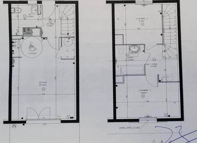 Maison à vendre 255 000 € 3 pièces 2 chambres 61 m² Lahonce 64990