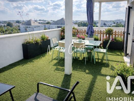 Appartement à vendre 232 000 € 3 pièces 2 chambres 57 m² Étage 4/4 Hauts de Saint Aubin Angers 49100