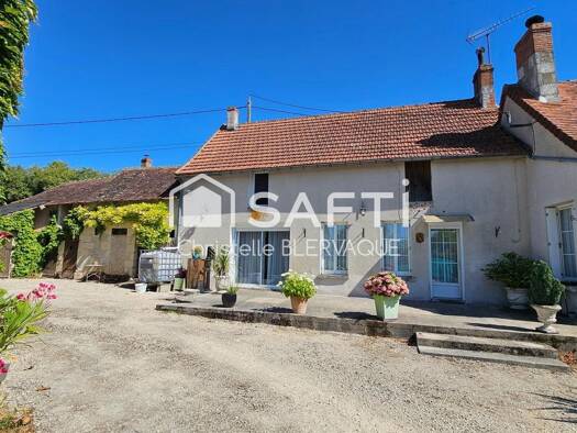 Maison à vendre 185 000 € 4 pièces 1 chambre 80 m² 5 000 m² de terrain Chaumussay 37350