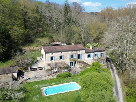 Maison à vendre 385 000 € 6 pièces 4 chambres 143 m² 19 000 m² de terrain Vézac 24220