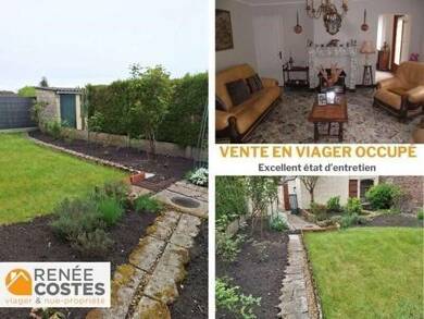 Maison en viager occupé Bouquet 84 595 € 4 pièces 1 chambre 85 m² 327 m² de terrain Nord Ouest Lallaing 59167