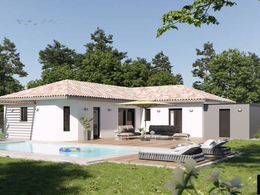 Terrain avec maison neuve à vendre 249 900 € 4 pièces 3 chambres 80 m² 360 m² de terrain Beauvoisin 30640