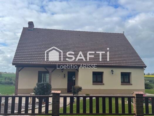 Maison à vendre 228 990 € 5 pièces 3 chambres 90 m² 1 000 m² de terrain Authieux-Ratiéville 76690